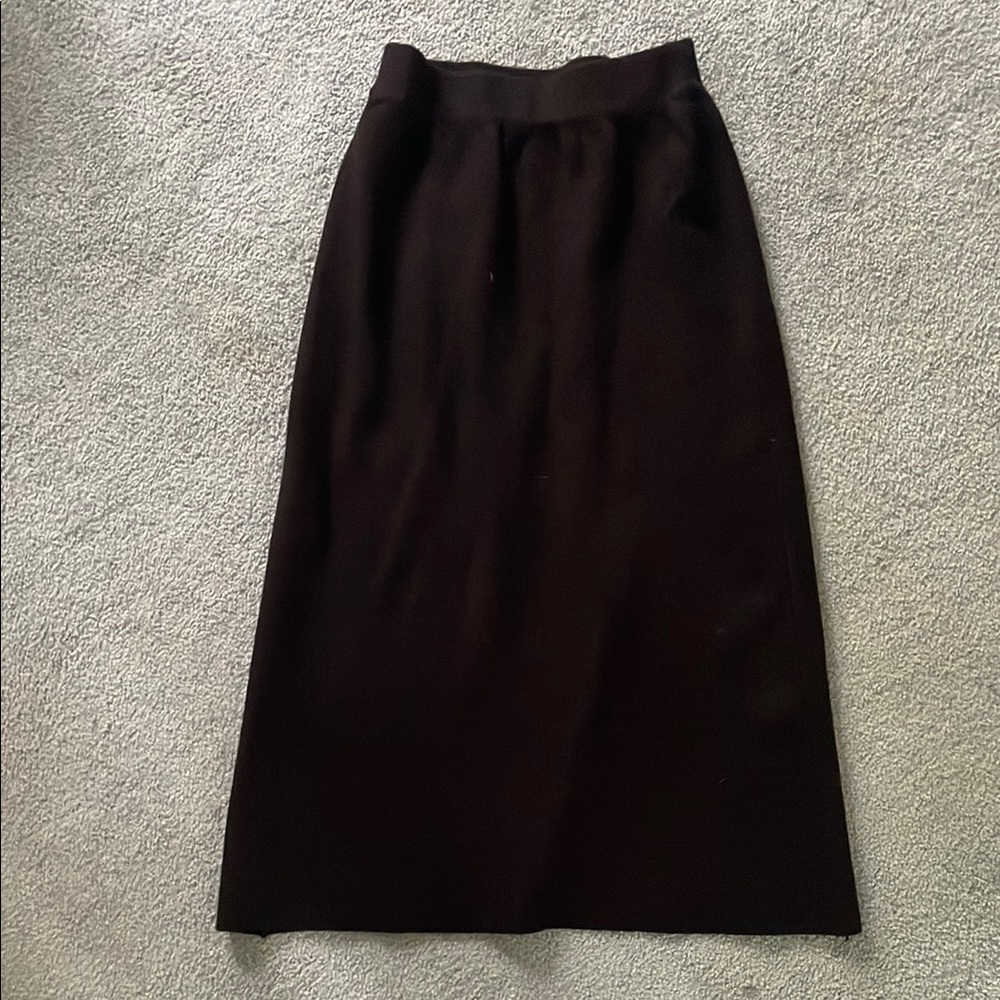 Wilfred Dark Brown Midi Skirt